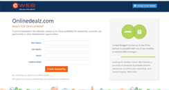 Desktop Screenshot of onlinedealz.com